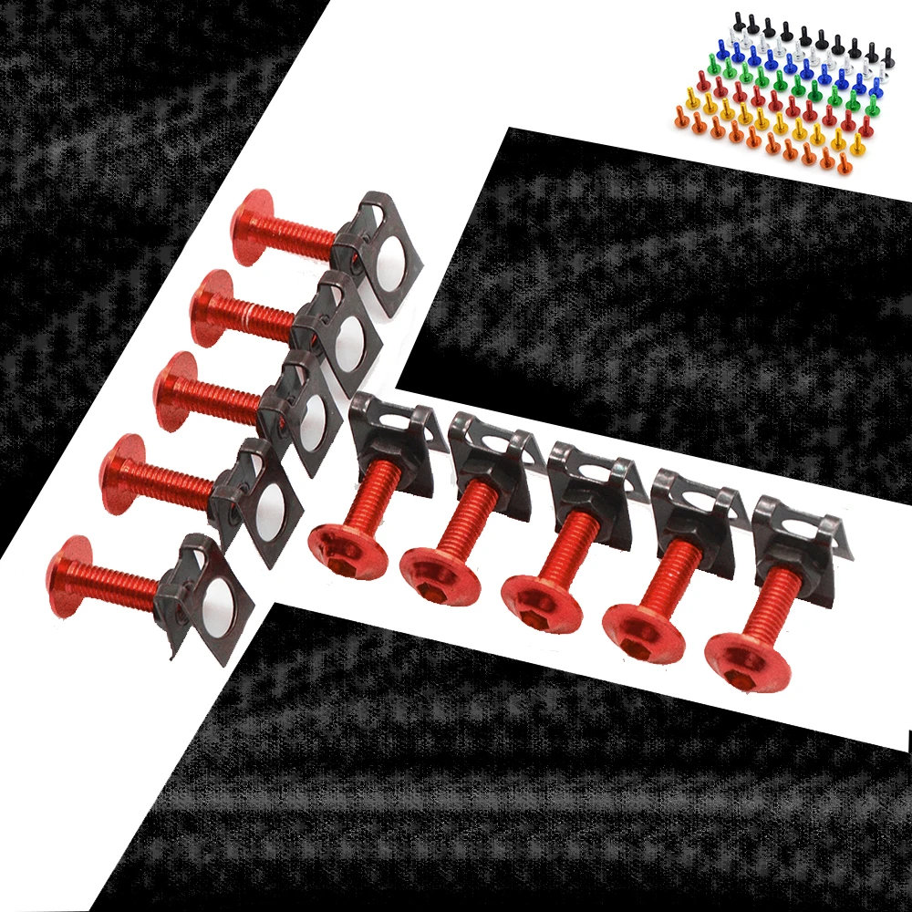 6 мм мотоциклов обтекателя Болты Spire Скорость крепежа клипы винт гайки для BMW F800R F650GS F800GT Ducati 848/EVO 2007-2013
