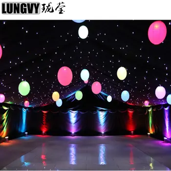 

Free Shipping 3mx9m Led Stage Curtain For Wedding Stage Backdrop,Led Star Backdrops For Weddings