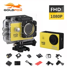 GOLDFOX 12MP 1080P HD Sport Action Camera 30M Go Waterproof Pro Hero 3 Sport DV Bike Helmet Cam Car Dvr Mini Video Cam