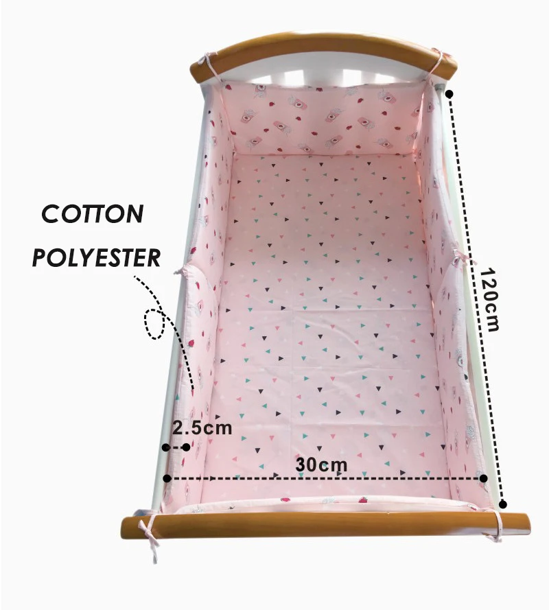 120*30*2,5 см Детские комплекты постельного белья Хлопок Детская кровать Всесезонная детская утолщенная небьющаяся кровать бампер