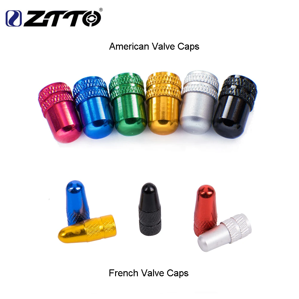 ZTTO 2PCS/lot French Bicycle Valve Caps for MTB Road Bike Schrader