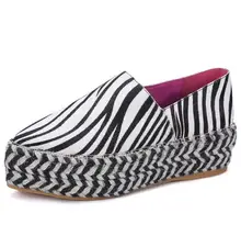 Free shipping Fashion new Genuine Leather horse hair Hemp rope woven flat casual shoes