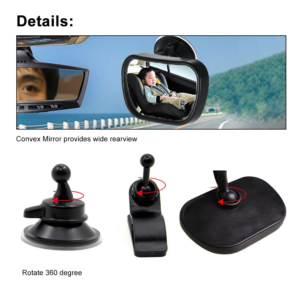 Mini Retroviseur De Voiture 2 En 1 Retroviseur De Securite Pour Bebe Reglable Moniteur Pour Enfants Aliexpress