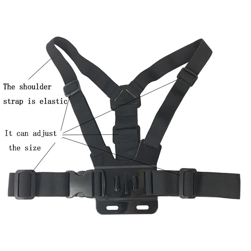 Mobile Phone Chest Strap Mount GoPro Chest Harness Holder for VLOG/POV,  with iPhone 13 12 11 Pro Max Plus,Samsung,GoPro Hero 9, 8, 7, 6, 5,OSMO  Action, AKASO,Action Camera and Cell Phones (4 to 7in)