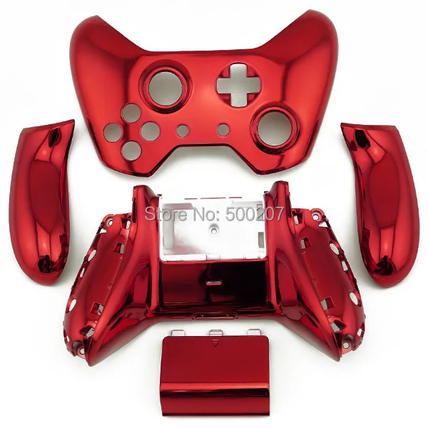 

Free Shipping Chrome Red Housing Replace Parts For Xbox One Controller Shell