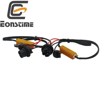 

Eonstime 2PCS 7440 W215W T20 Canbus Error Free Resistor LED Decoder Warning Error Canceller For LED Turn Signal Bulb 50W 6 Ohm