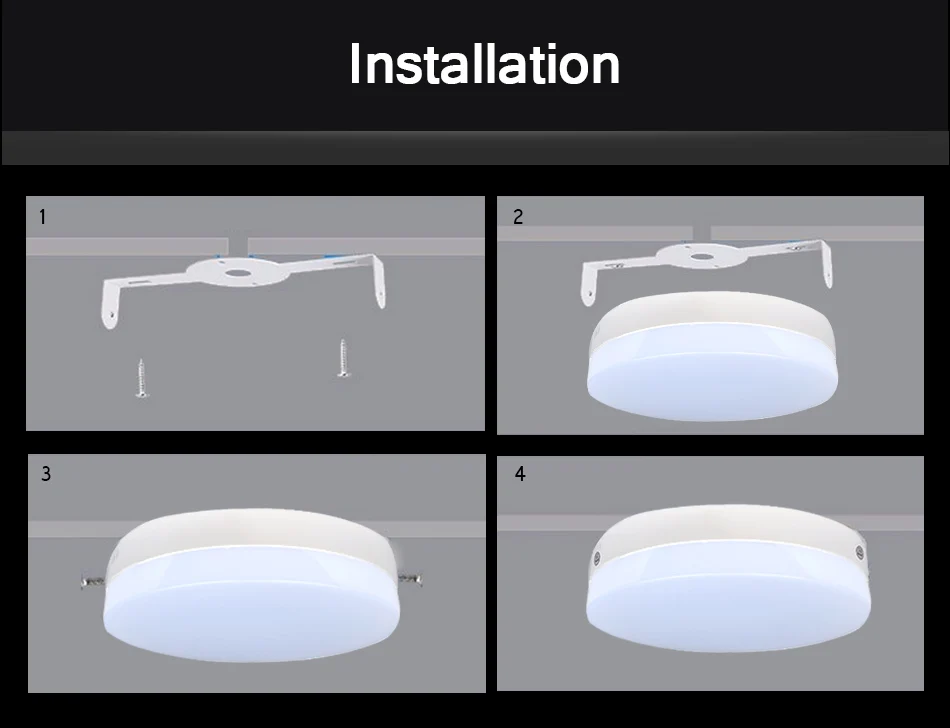 HOTOOK светодиодные панели 6 Вт 12 Вт 18 Вт 24 Вт квадратные и круглые потолочные светодиодные LED панели подходит для кухни, гостиной и офиса