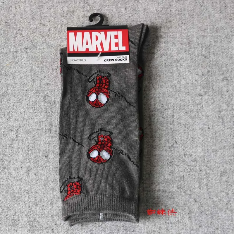 Герой комиксов Marvel General/Носки Теплые повседневные носки до колена с рисунком Железного человека Капитана Америки - Цвет: 8