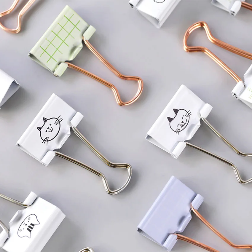 

6/8 шт./набор, квадратные зажимы для билета