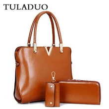 Tuladuo cuero genuino compuesto bolso bolsas femininas famosa marca de alta calidad bolsa de hombro sac a principal luxe bolsa de asas del vintage