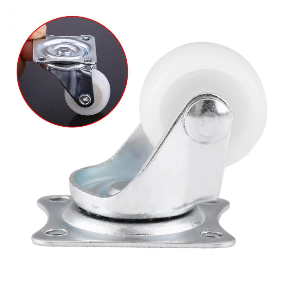 50-Pcs-lot-Universal-Swivel-Casters-1-Wheels-White-Roller-Wheel-For-Furniture-Trolley-Chair-Swivel (3)