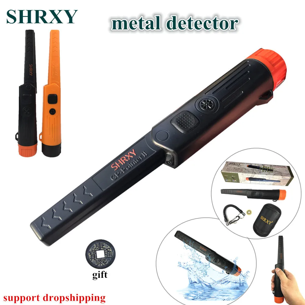 Hand Held gold scanner Pointer TRX Pro Pinpoint GP-pointerII Waterproof Metal Detector Static adjustable with BraceletS