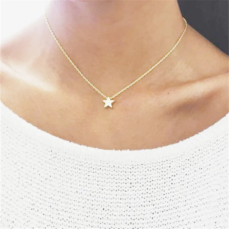 Chain Choker Star Necklaces \u0026 Pendants 