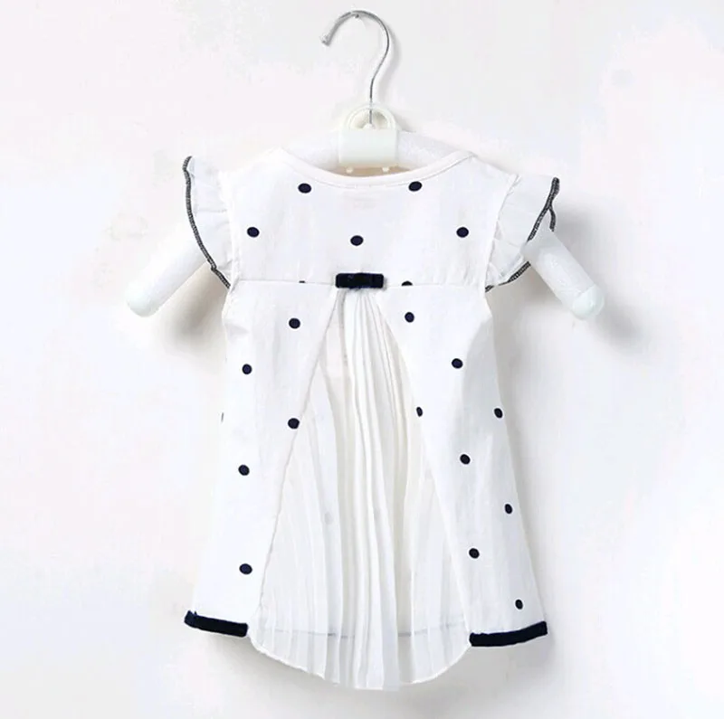 Baby girl dress 1st birthday princess dress vestidos baby girl clothes dresses newborn dresses dot flower kids t-shirt cotton (3)