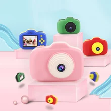 Детская HD цифровая камера Монтессори крутая Мини электрическая зеркальная фотокамера USB зарядка детский подарок с фоторамка с изображением персонажей из мультфильмов