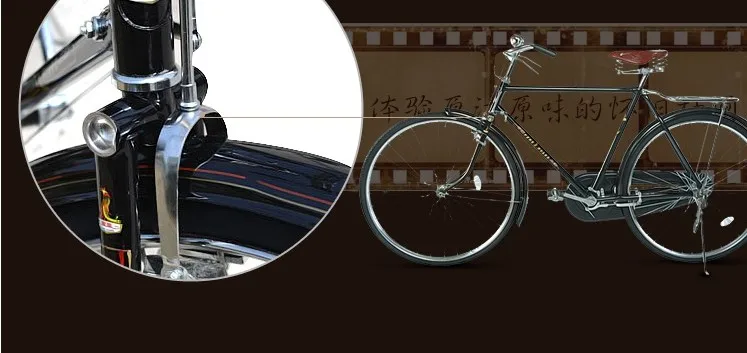 Ретро Bicicleta литературный и винтажный автомобиль высокого качества из углеродистой стали 28 дюймов сиденье с задним сиденьем взрослый велосипед