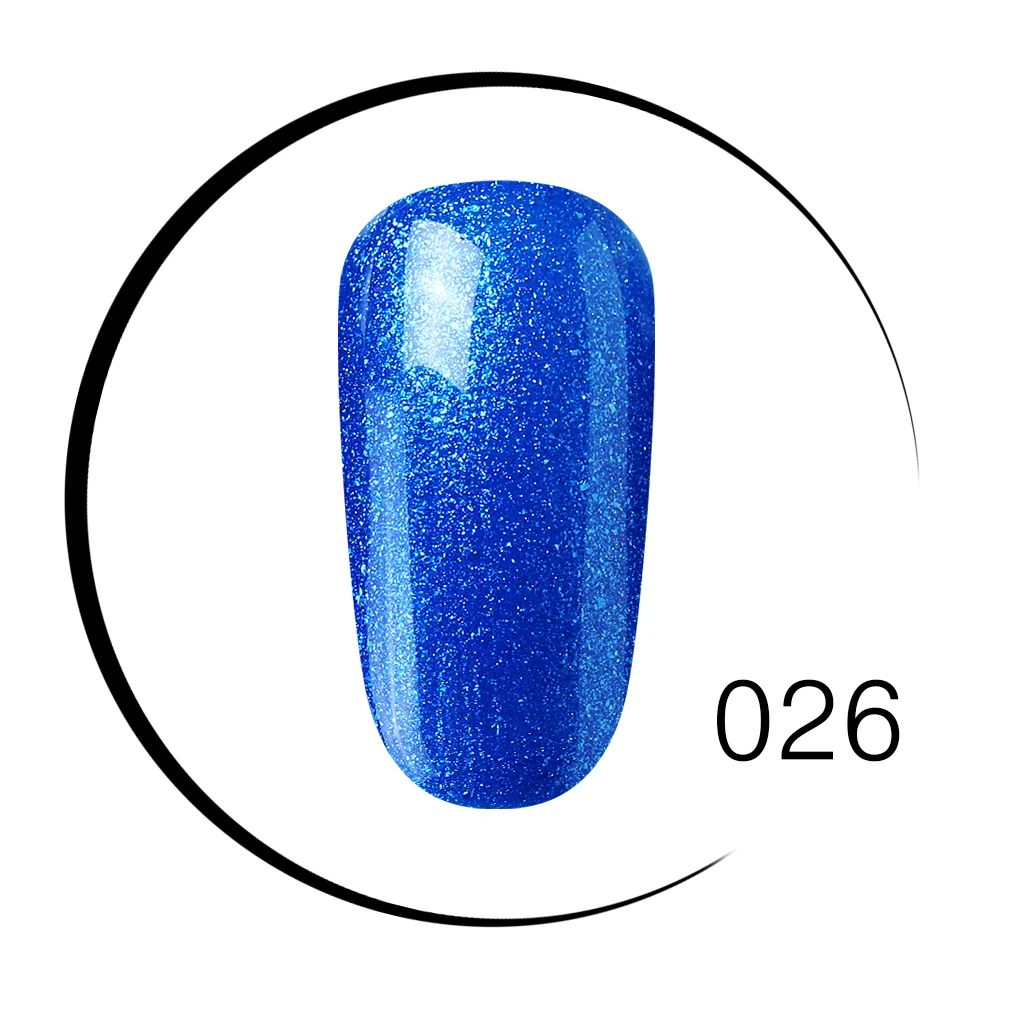 Elite99 синяя серия лак для ногтей 10 мл замачиваемый УФ Гель-лак клей маникюрный лак для ногтей инструмент стойкий Гель-лак - Цвет: 026