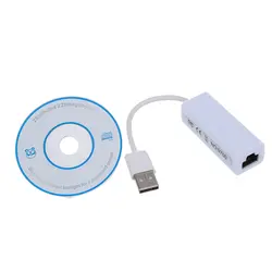 Ethernet 10/100 проводной сети USB адаптер к LAN RJ45 карты