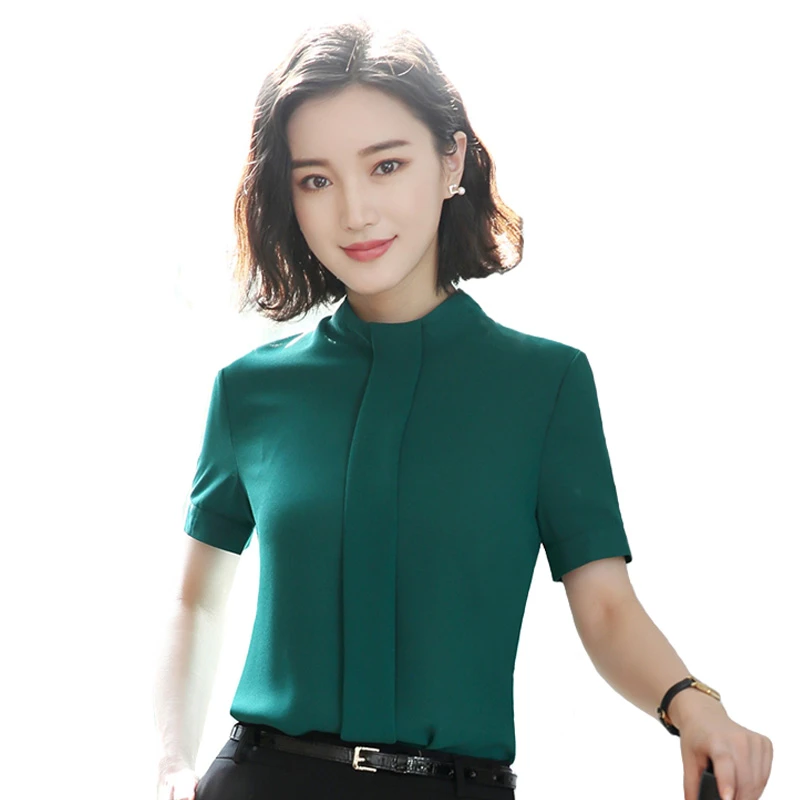 green formal tops