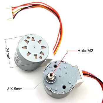 

1pc DC5V Micro 24mm 4-phase 5-wire Step Motor
