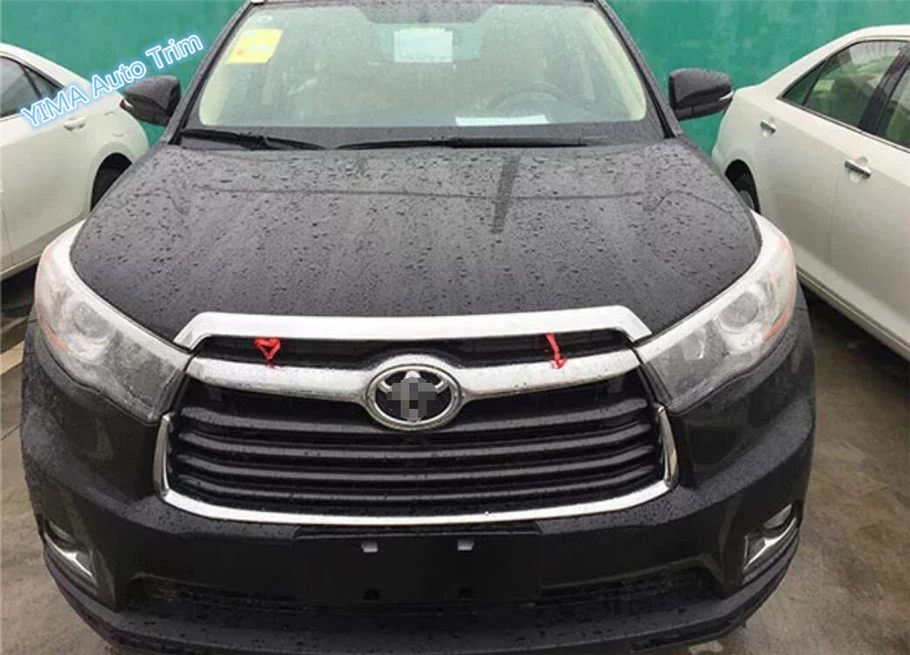 Lapetus для Toyota Highlander KLUGER 2014 2015 2016 ABS Авто Стайлинг Хром Передняя средняя решетка
