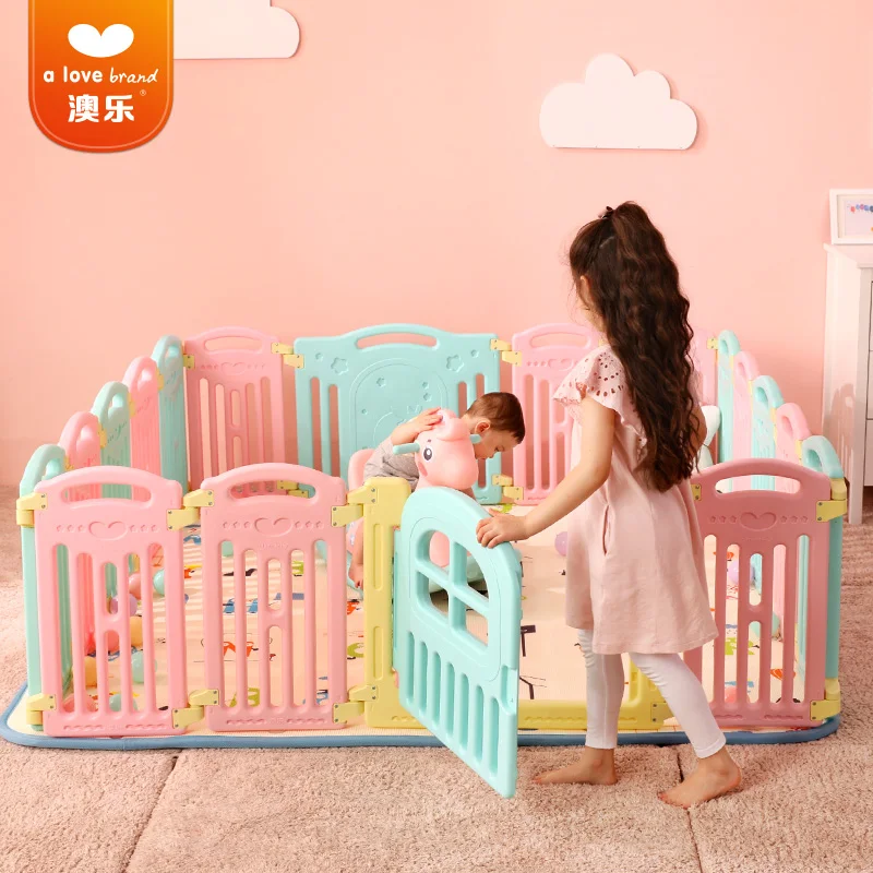 AOLE Meng bear забор для детских игр забор для защиты детей преддошкольного возраста ограждение оборудование для детской деятельности кольцо HDPE en