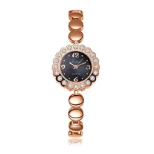 LVPAI Vente chaude Modo De Relógio de Luxo Mulheres De Luxe QC7 Femmes Montres Femmes Montre Pulseira Relógio de Ouro relógio de pulso de quartzo