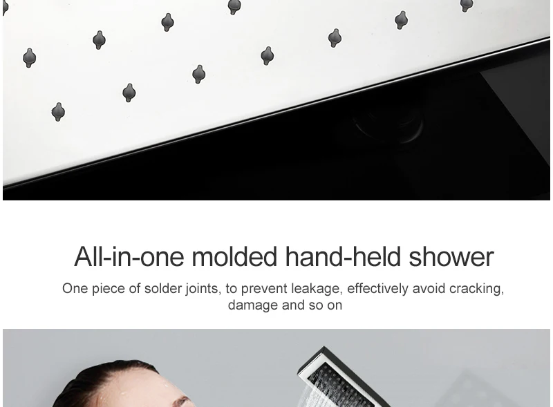 hm LED Ceiling Shower Set 20 Inch constant temperature Change Mist Rain Bathroom Shower Head Multiple Functions Shower Diverter (20)