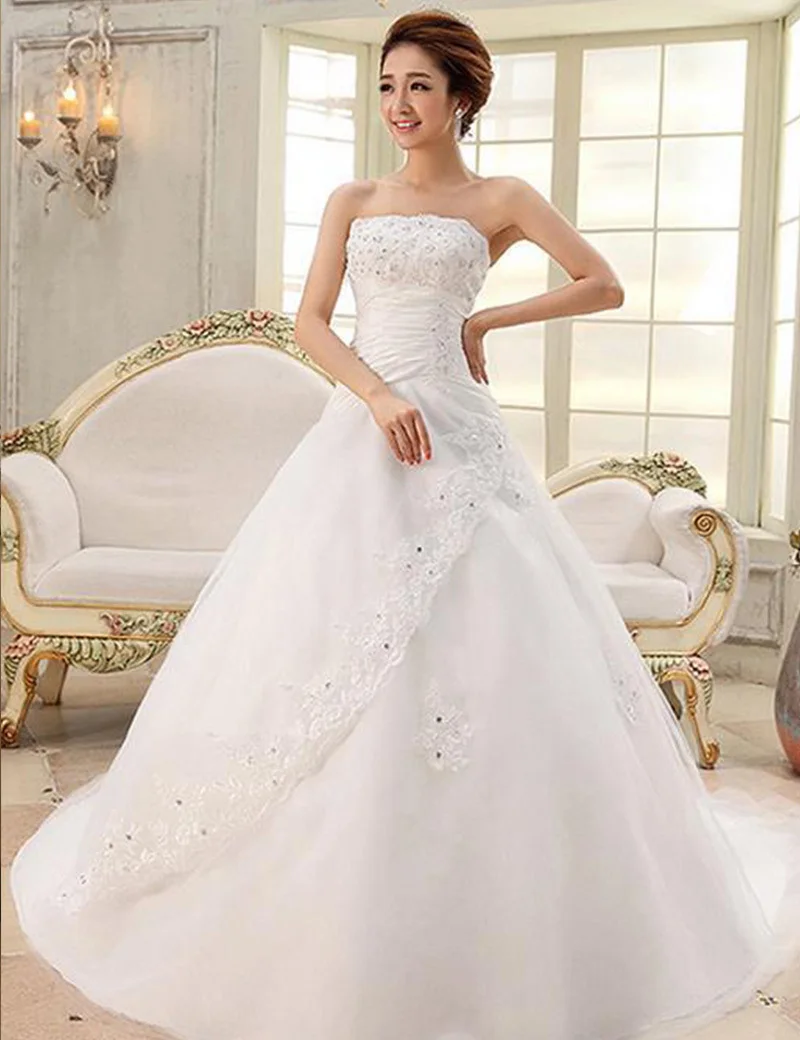 Wedding Dress 2017 A Line Floor-length Sleeveless Sexy Bride Gown Vestido De Noiva | Свадьбы и торжества
