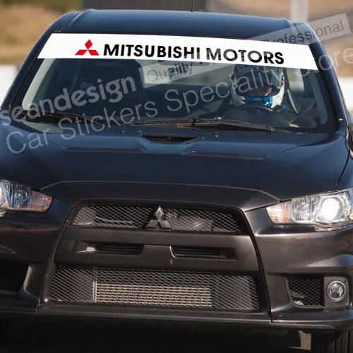 Для MITSUBISHI Motor наклейка на ветровое стекло наклейка ПВХ