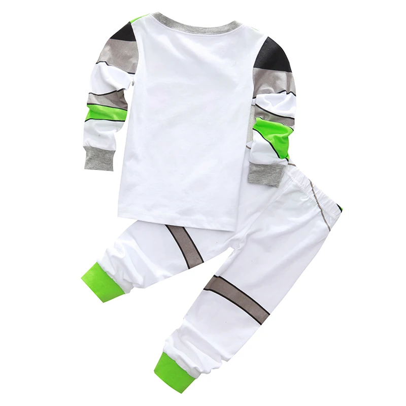 Новое поступление, комплект одежды для маленьких мальчиков, Базз Лайтер, детский пижамный комплект, Детская Пижама с героями мультфильмов, футболка+ штаны комплект одежды для мальчиков