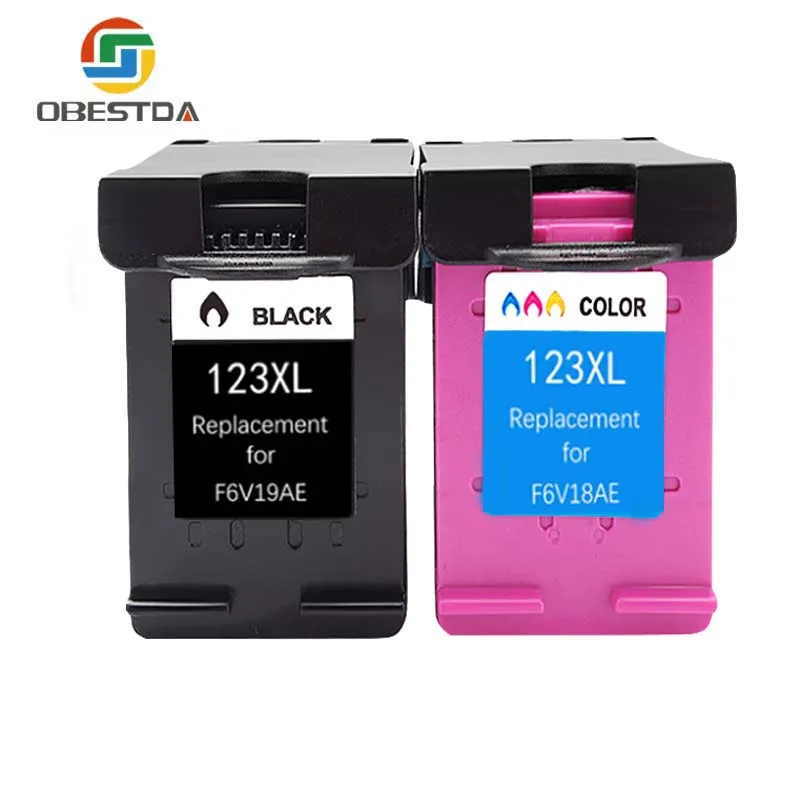 

Obestda 123XL Refilled Ink Cartridge Replacement for HP 123 XL for Deskjet 1110 2130 2132 2133 2134 3630 3632 3638 3830 4520