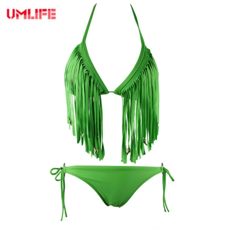 UMLIFE كبيرة بيع مثير بيكيني الصلبة شرابة مجموعة البكيني النساء هامش مبطن لباس سباحة الإناث متعدد الألوان رفع السباحة S UMLIFE كبيرة بيع مثير بيكيني الصلبة شرابة مجموعة البكيني النساء هامش مبطن لباس سباحة الإناث متعدد الألوان رفع السباحة S