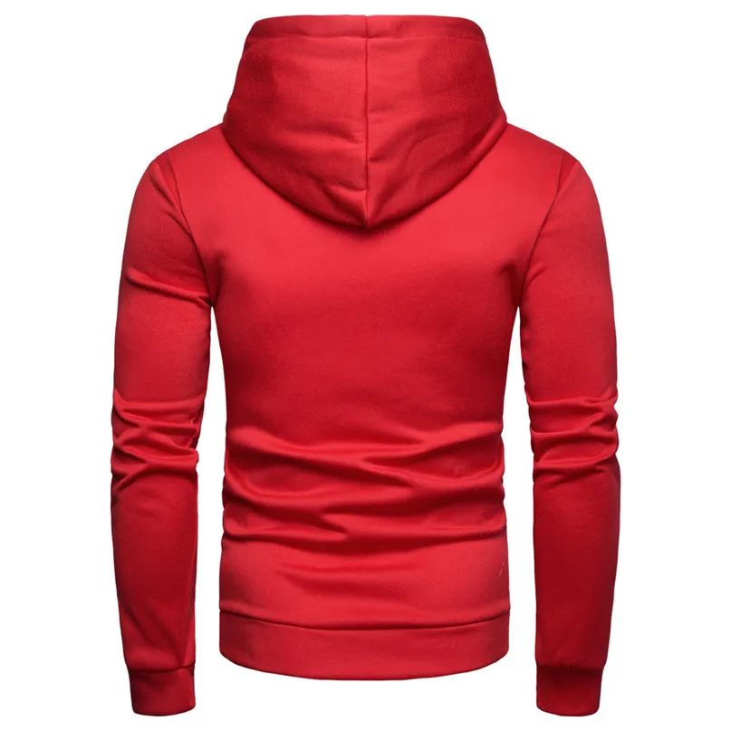 Skateboarding Hoodies Men Fall Winter New Fashion Color Collision Zipper Sweater Hooded Coat Sports top #2n27 (13)