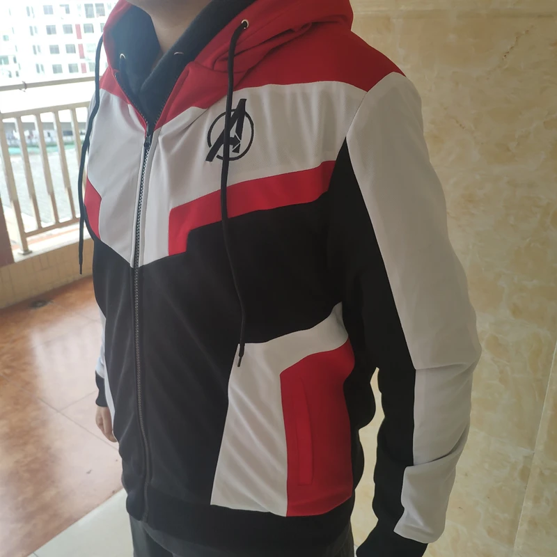 Movie Avengers Endgame Infinity War Quantum Realm Cosplay Costume Hoodies Sweatshirts Embroidery Coat Jacket