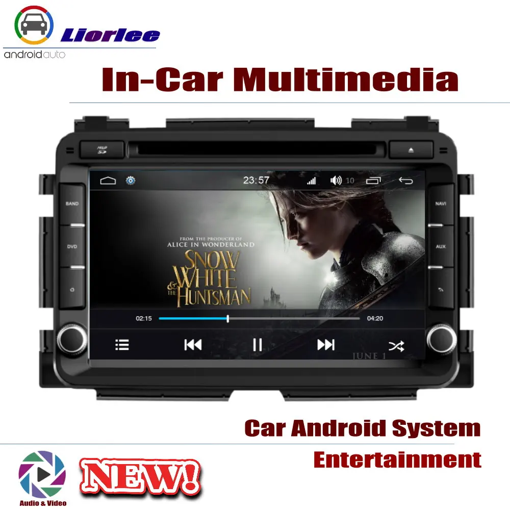 Excellent Car Android System RockChip PX5 1080P IPS LCD Screen For Honda Vezel XR-V 2013-2019 DVD Player GPS Navigation 3