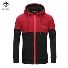 2017 Men Patchwork Hoodies Zipper Streetwear Tracksuits Poleron Hombre Men s Casual Fashion Slim Fit Assassins