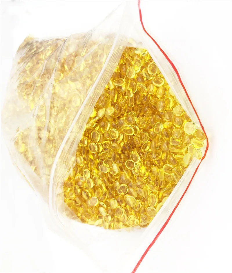 100g Hot Melt Keratin Glue Granule Blonde Yellow Color Beads Glue Grain for Pre-bonded Human Fusion Hair Extension Tools