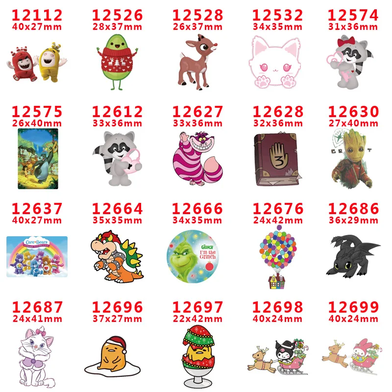 

Free shipping 30 pcs cartoon character planar resin PR 12737