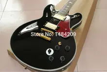 Neue ankunft griffbrett rot pearloid pickguard JAZZ hohlen E-gitarre hochglanz fertig