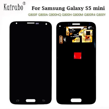 

100% Tested OK Super AMOLED For Samsung Galaxy S5 MINI Compact G800 G800F G800H LCD Touch Digitizer Screen Display Assembly +Kit