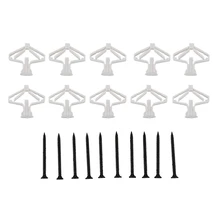 10 Piece Set 3.5 x 50 Aircraft Expansion Tube Hollow Wall Curtain Gypsum Board Expansion Screw Anchor Bolt Up