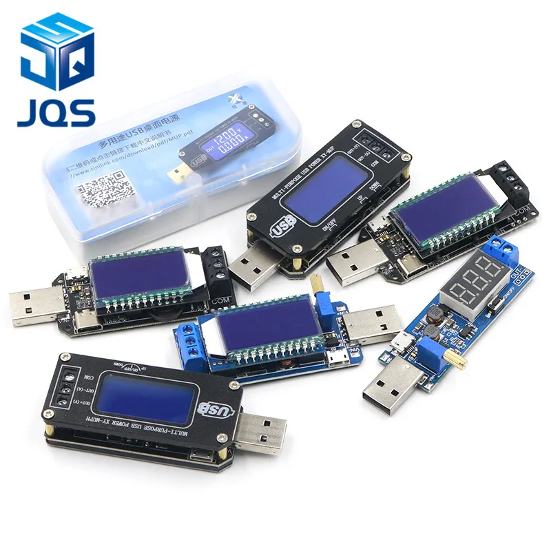 Buy DC-DC CNC USB buck-boost power supply voltage regulator module 5V to 3.3V 9V 12V 24V desktop power module