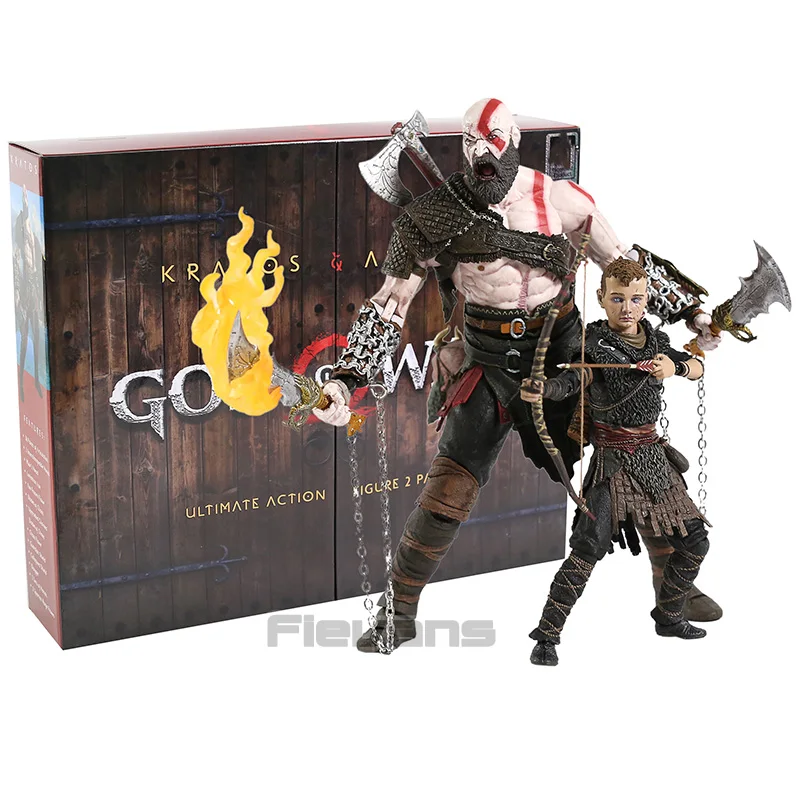 

NECA God of War Kratos & Atreus Ultimate PVC Action Figure Collectible Model Toy