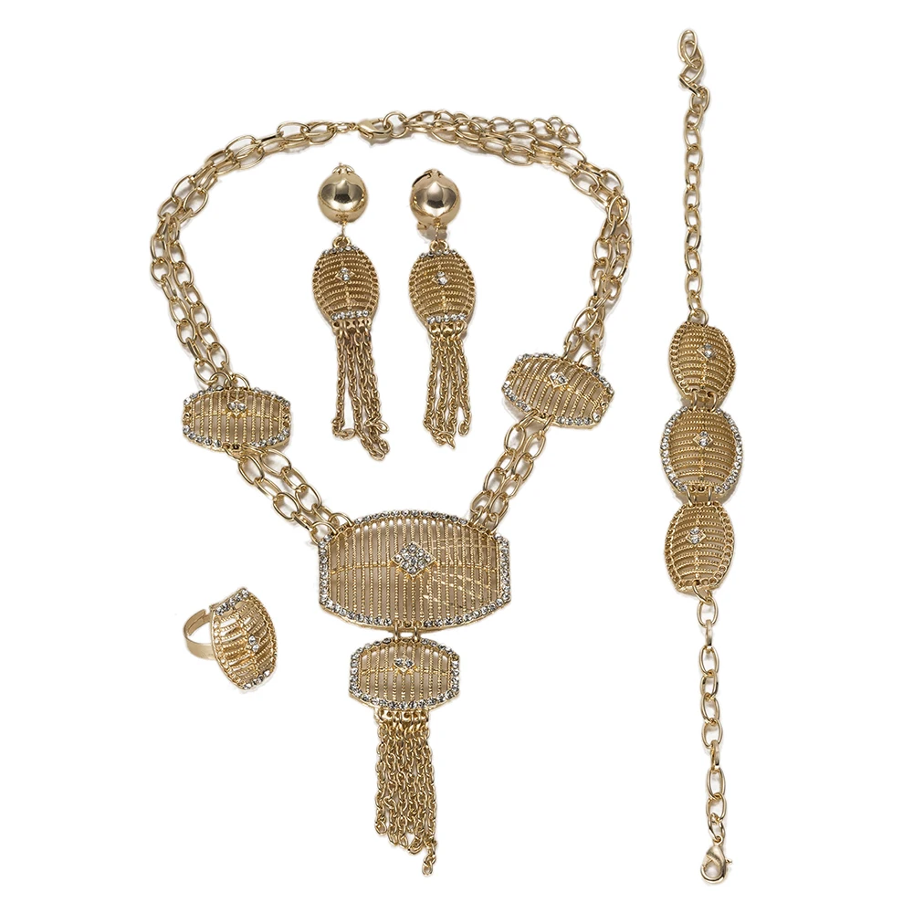MUKUN 2018 Модные Золотые Ювелирные наборы Дубай брендовые нигерийские Свадебные