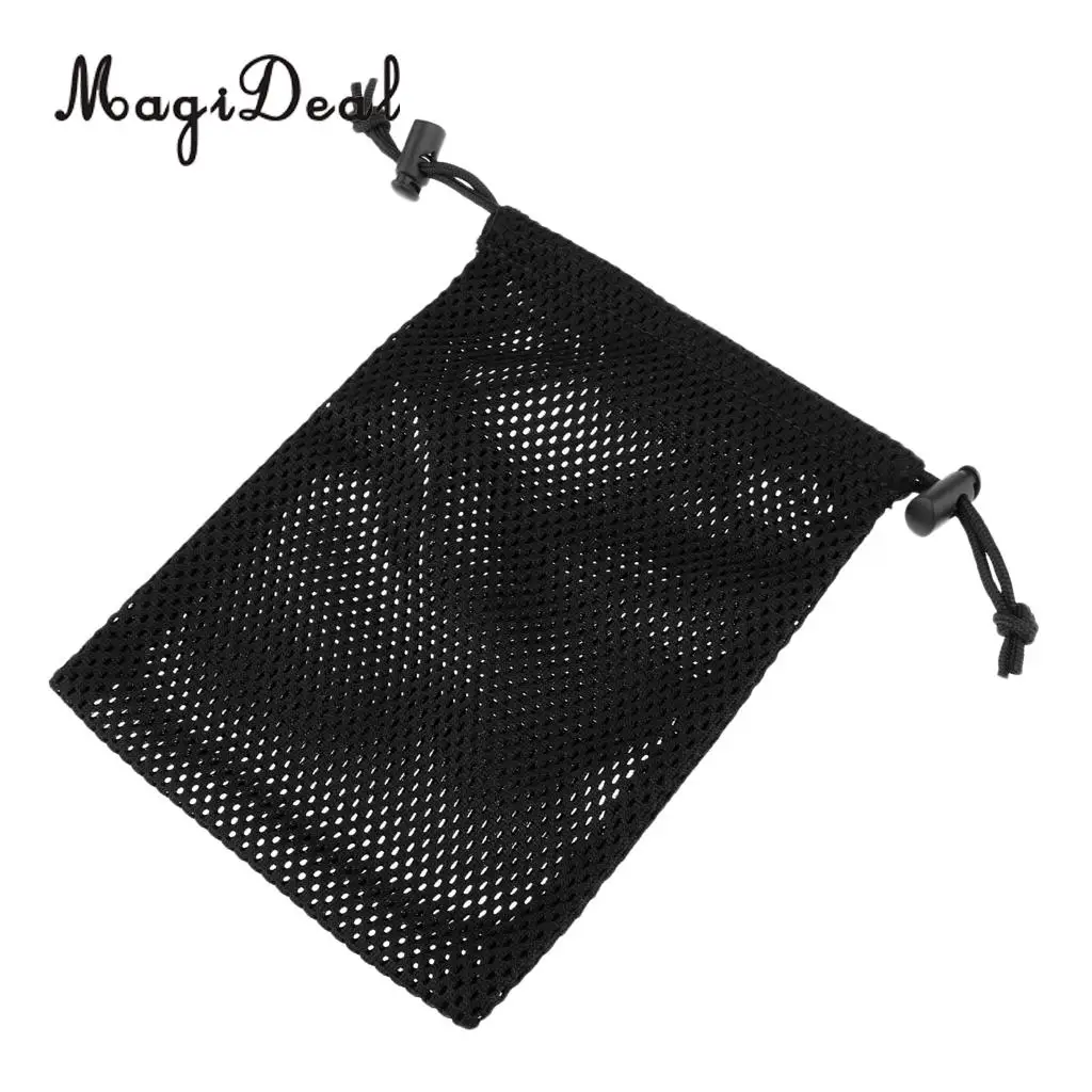 Compact Durable Scuba Diving Freediving Snorkeling Diver SMB Signal Tube Storage Gear Mesh Bag & Drawstring Closure