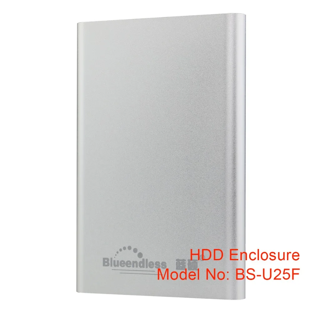 1 шт./лот blueendless Универсальный алюминиевый 9 5 мм толщина sata USB3.0 жесткий диск ssd