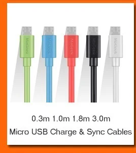 [5 штук] MaGeek Micro USB кабель 0,3 m/0,9 m x 3/1,8 m Быстрая Зарядка Кабели для мобильных телефонов samsung LG huawei Android