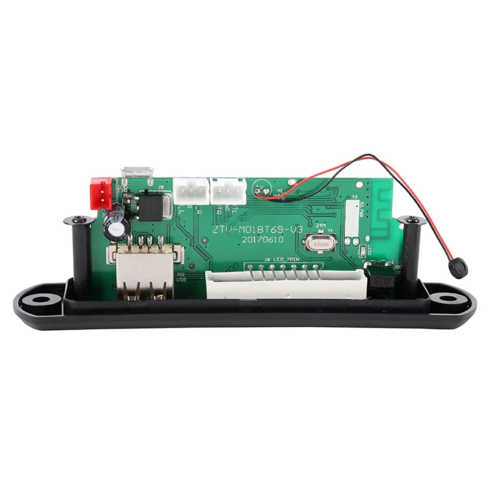 EDAL 12В USB Bluetooth 4 2 MP3 декодер плата модуль w/SD слот для карты/USB/FM/пульт декодирования