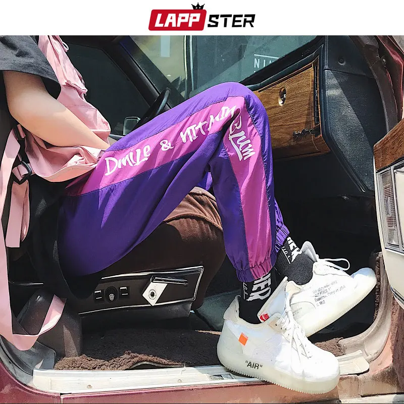 

LAPPSTER Streetwear Hip Hip Joggers Pants Men 2019 Summer Mens Korean Style Sweatpants Male Korean Trousers Couple Clothing 2XL